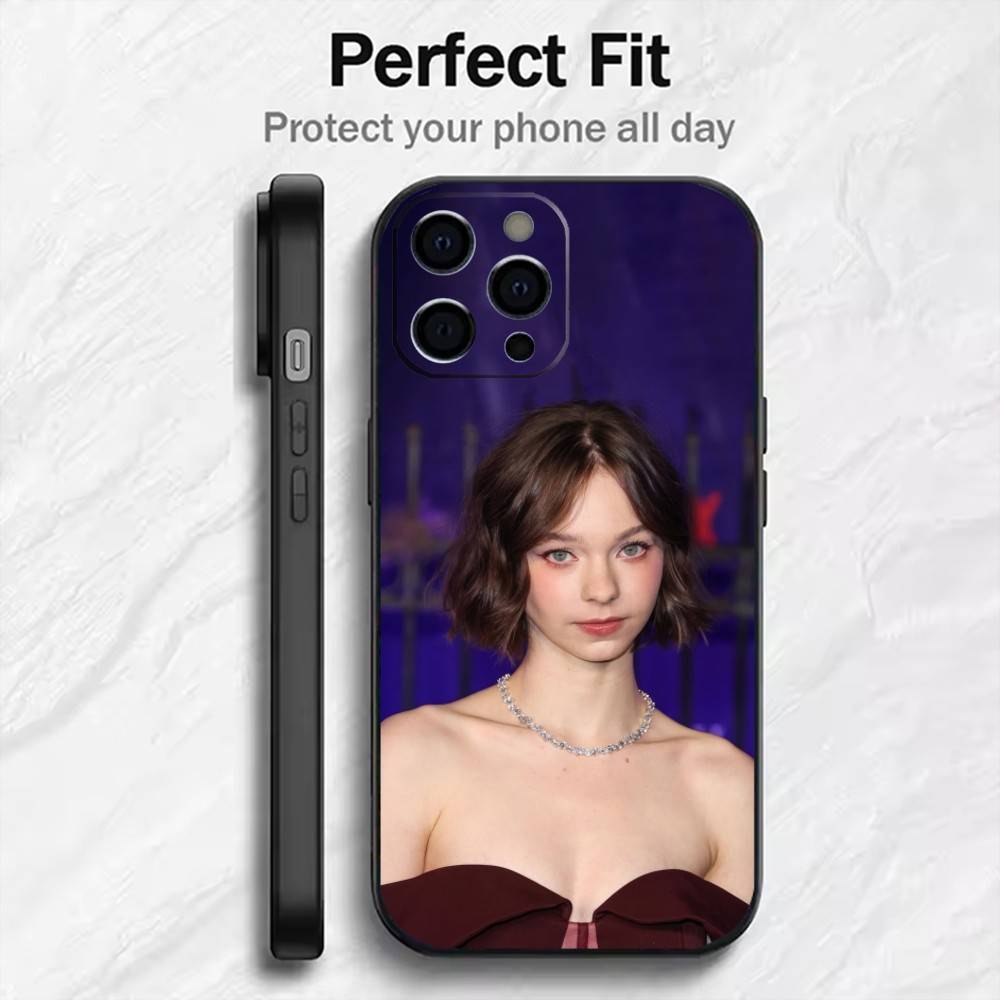 Enid S-Sinclair Beauty-Emma   Phone Case For iPhone17,16,15,14,13,12 Plus,Max Soft Silicone Black Cover