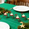 Standing Christmas Reindeer Tealight Holders Iron Metal Tea Light Candle Holders  Festivel