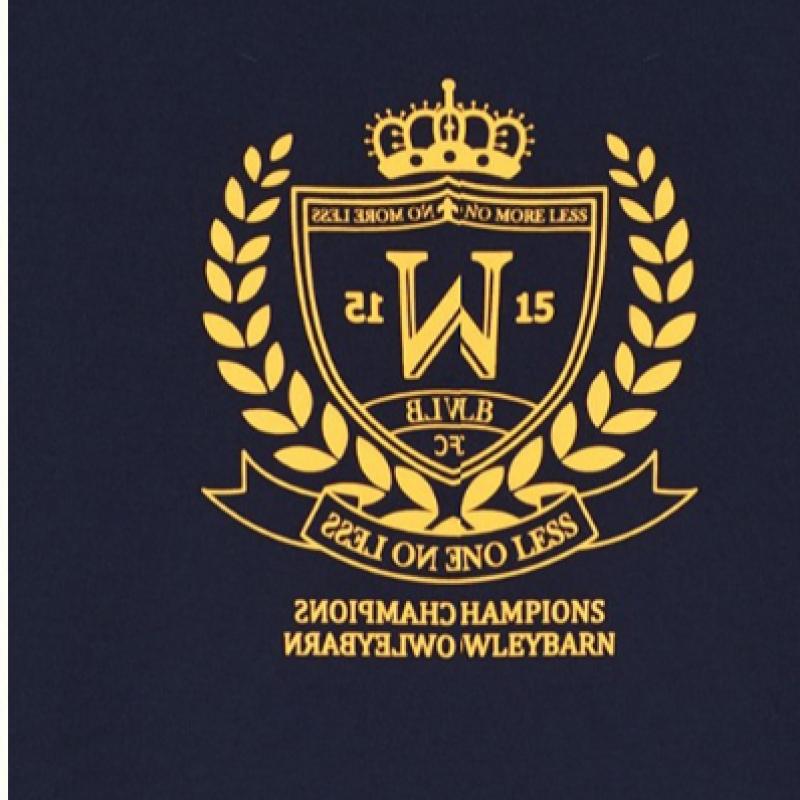  Olivan  School Symbol Sweatshirt Top And Bottom  Navy 