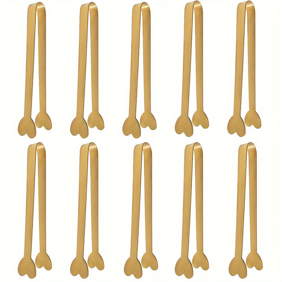 Stainless Steel Sugar Cube and Ice Tongs for Kitchen and Cafe Use