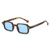 SHAUNA Metallscharnier Retro Rechteckige Sonnenbrille Damen Nieten Brillen Gläser UV400 Trendig Herren Sonnenbrillen