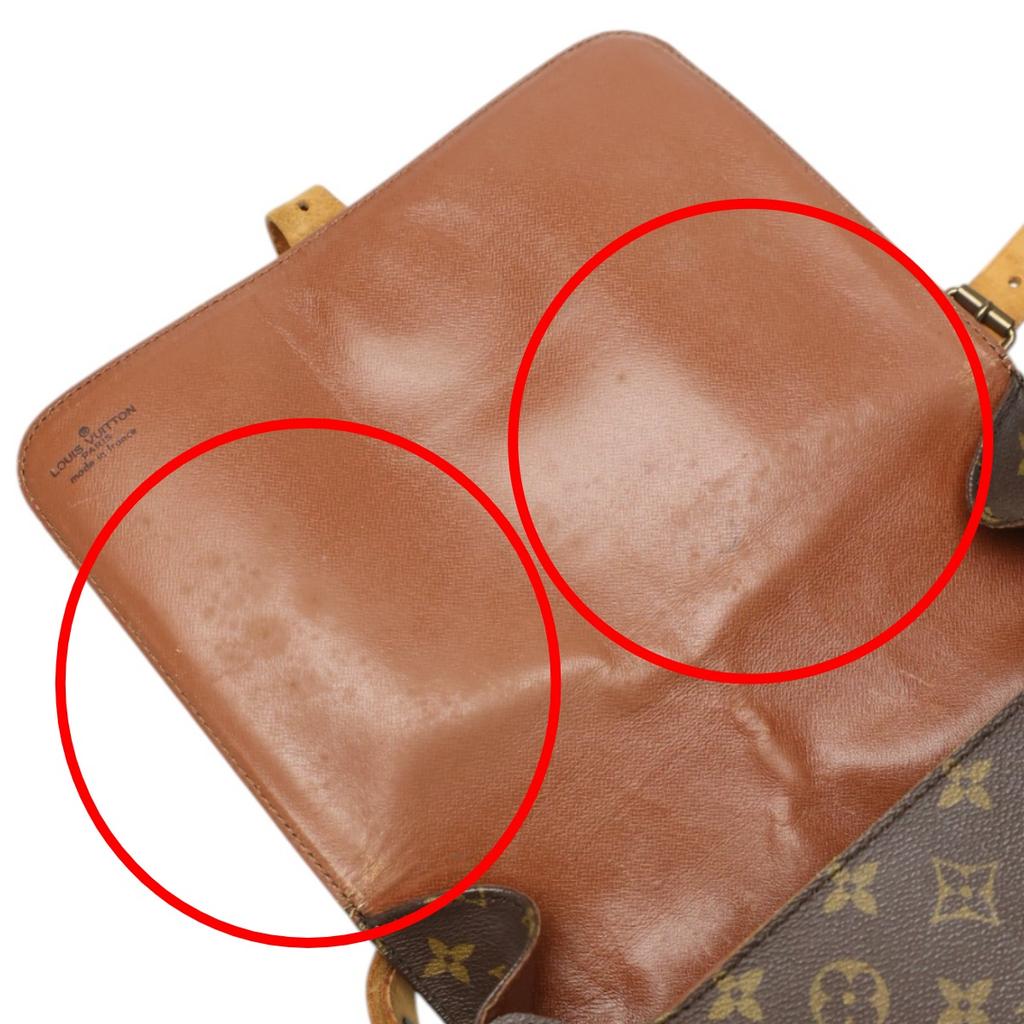 LOUIS VUITTON Monogram CartouchiereGM Shoulder Bag Monogram canvas M51252 Used