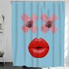 Giraffe With Colorful Glasses Shower Curtain Fashion Simple Design Home Decorative Curtains For Bathroom Art Painted Decor Cloth