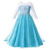 Snow Queen Girls Dress Princess Anna Elsa 2 Dresses Kids Fancy Children Vestidos Birthday Carnival Fancy Party Disguise