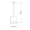 Lampa Wisząca Argon 1 E27 Wielokolorowy Lumilo 14.189.22