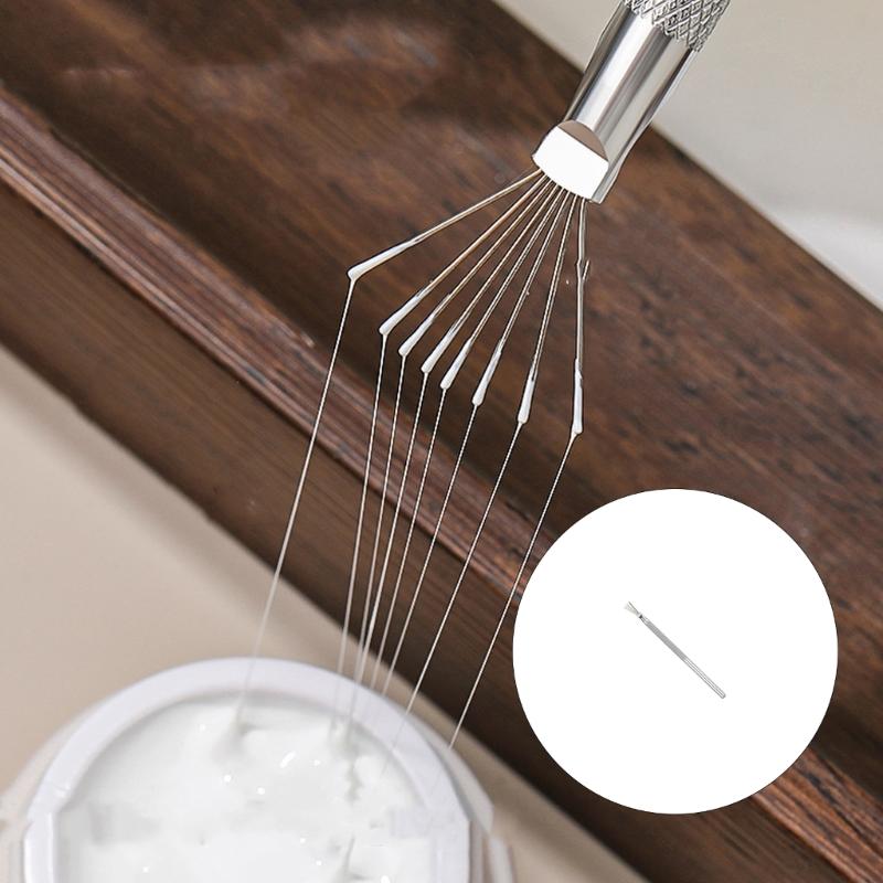 7Pin Nail Design Tool Manicure Nail Painting Pen Brush Stainless Steel Needle For Manicure Crafting Painting Portable