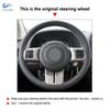 Car Accessories Steering Wheel Microfiber Leather For Jeep Compass Grand Cherokee Wrangler Patriot 2012 2013 2014