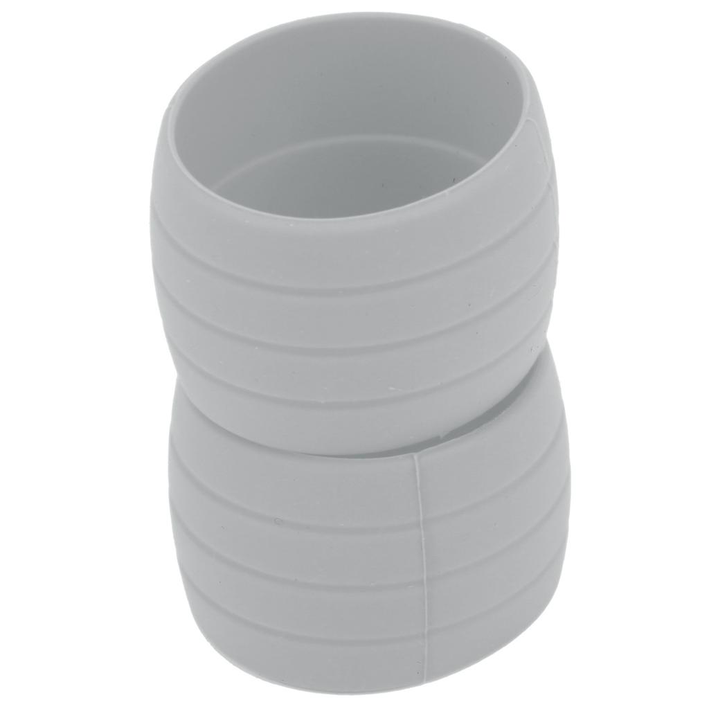 Bike Silicone Elastic Strap Fixing Ring AntiSkip Plugs Strap Loops for Road Bike Bar Tape(Gray )