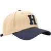Hat Cap Logo English Letter Natural Stylish Casual Fashion CZ272 [White Fang] Women's (Khaki)