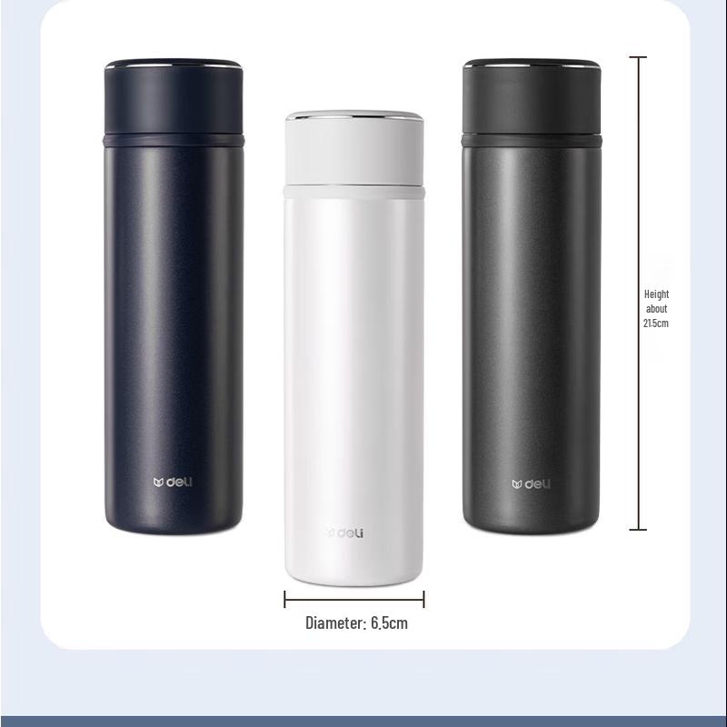 

Deli LL601-BWE Business Thermos Cup 500ml