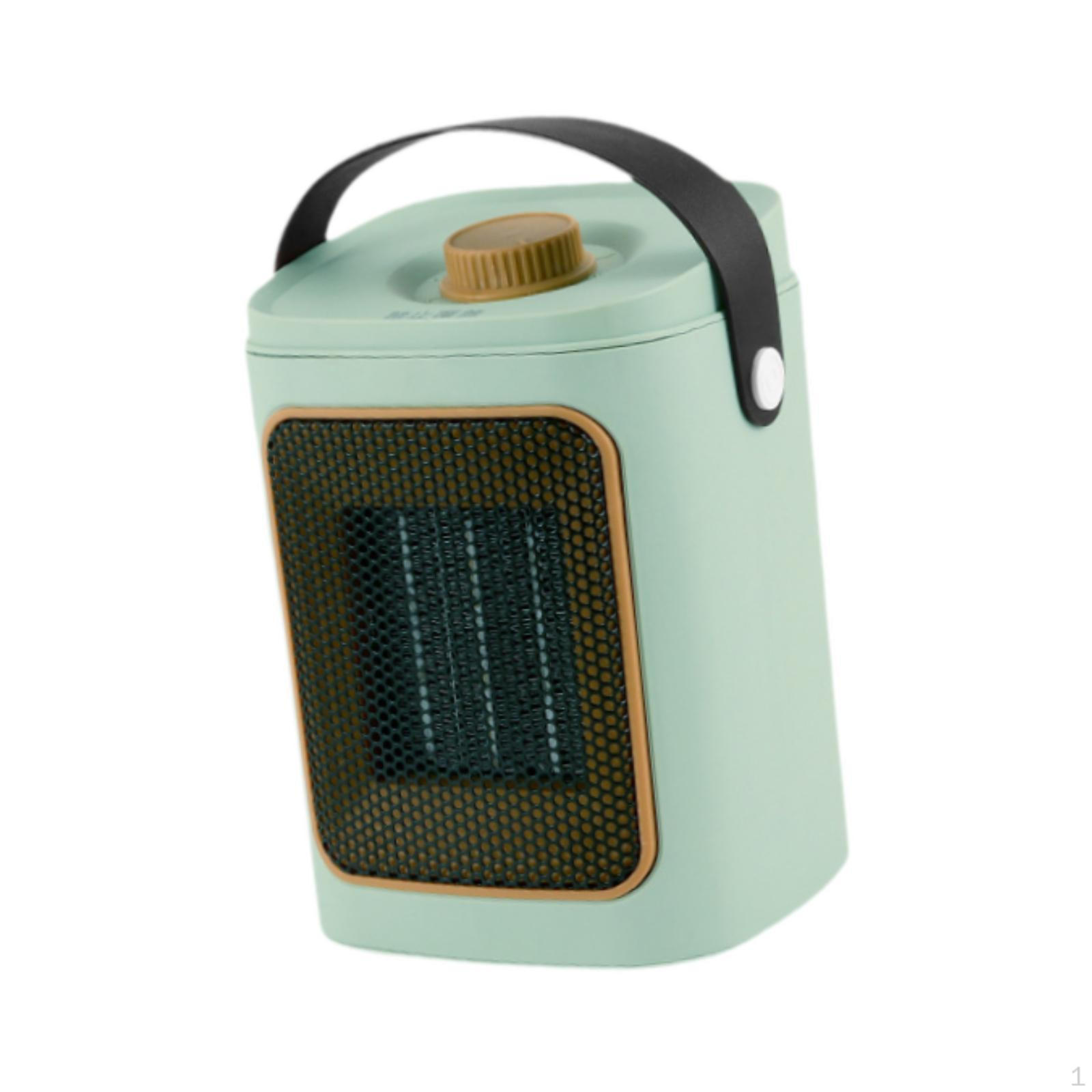 

Компактный электрический обогреватель-вентилятор для быстрого нагрева ванной комнаты дома зелёный