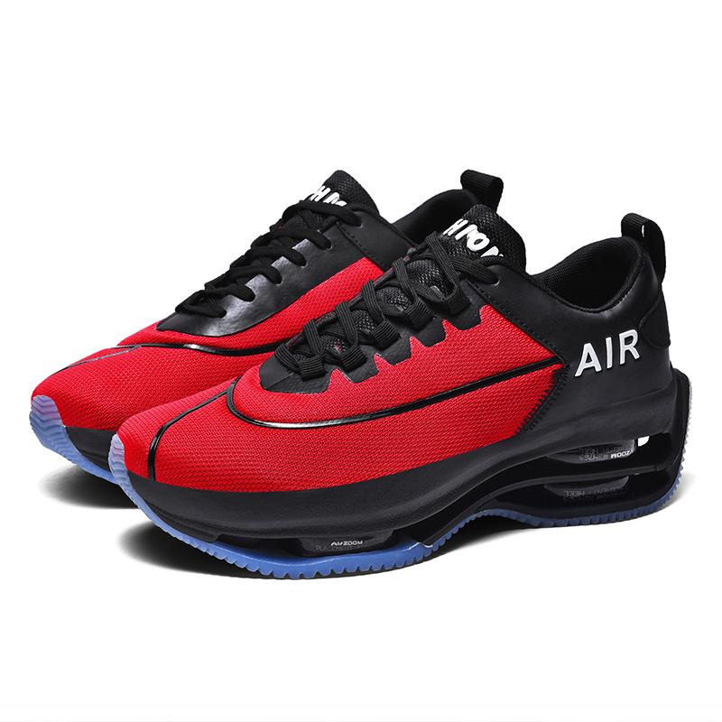Fashion Double Layer Air Cushion Shoes for Men Outdoor Training Casual Sneakers Shock Absorption Sports Shoes Breathable Mesh Men Shoes