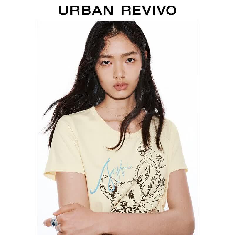 UR Women's Playful Graphic Print T-shirt