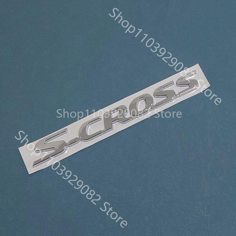 For S-Cross SX4 Emblem Rear Trunk Script Badge Decal Logo Symbol