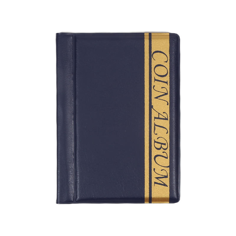 

Альбом для монет на 120 карманов, коллекционная книга, памятный альбом для хранения монет пенни, книга для коллекционирования, держатели для монет для подарка коллекционеру One Size темно-синий