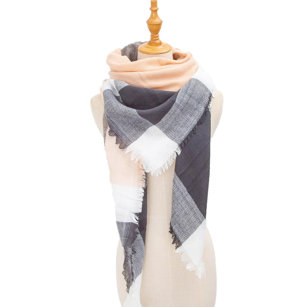 Ladies Scarves Plaid Scarf Target Plaid Scarf Scarf Under 10 Fall Winter Shawl Classic Tassel Tartan