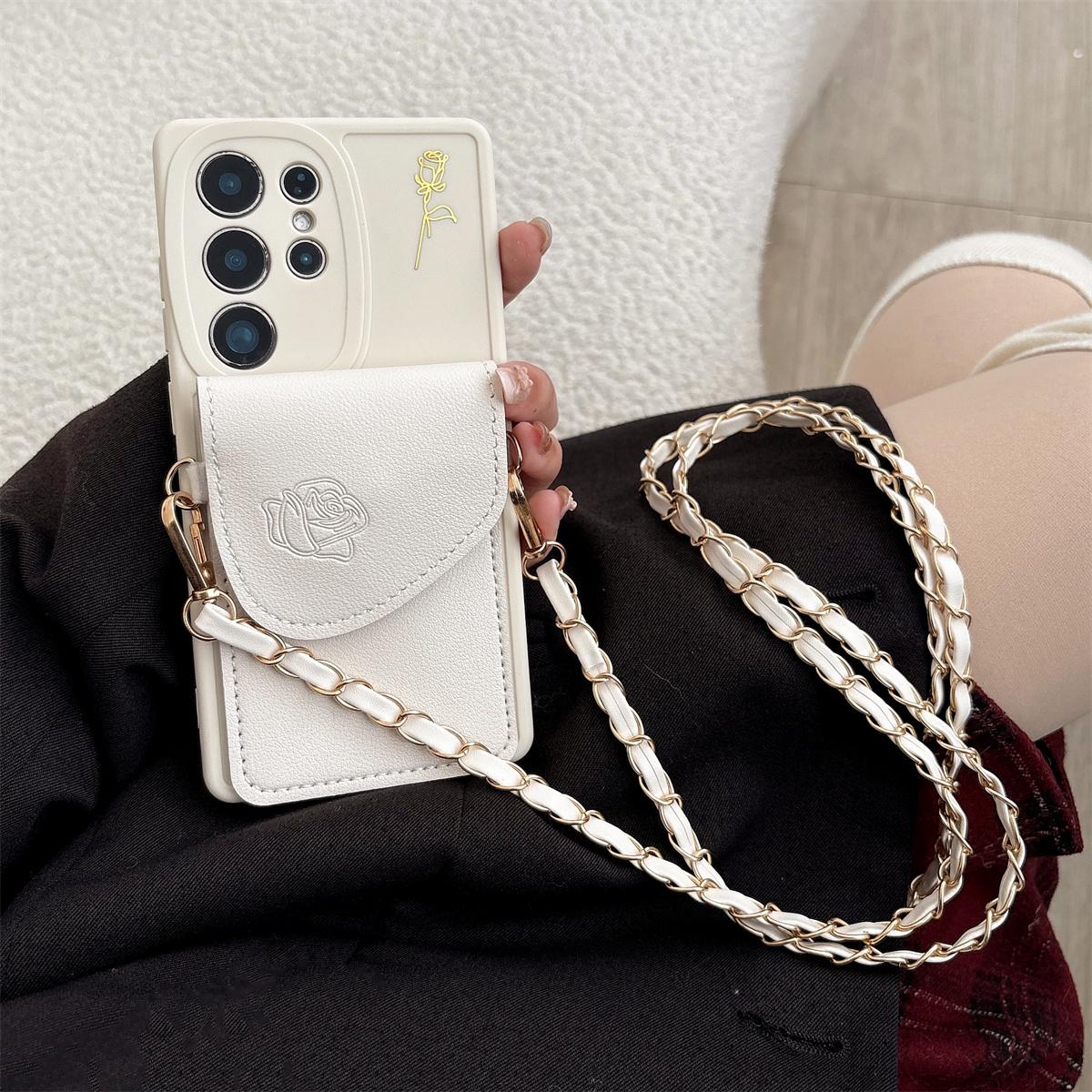 

Crossbody Wallet Card Holder Slot Phone Case for Samsung S26 Plus S25 Edge S24FE S23 S22 S21 Ultra A07 A17 A56 A36 A16 A26 Cover Galaxy S22 5G