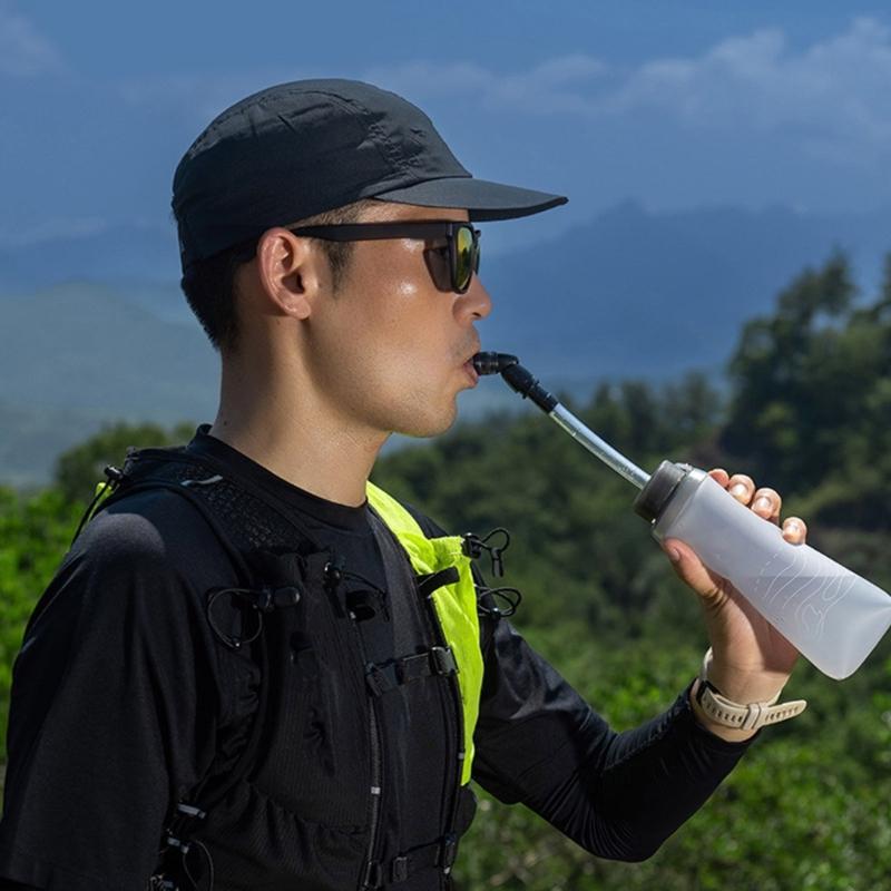 Soft Flask Water Bottles Running Hydrations Water Bottle Handheld Folding Hydrations Pack for Hiking Cycling Climbing