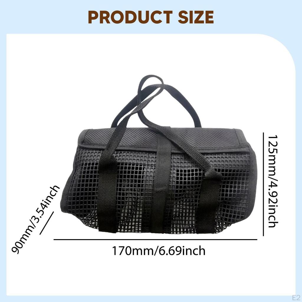 Angeltasche für Jigs Jigging Köder PVC Große Netztasche Tragbar Schwerlast Salzwasser Süßwasser