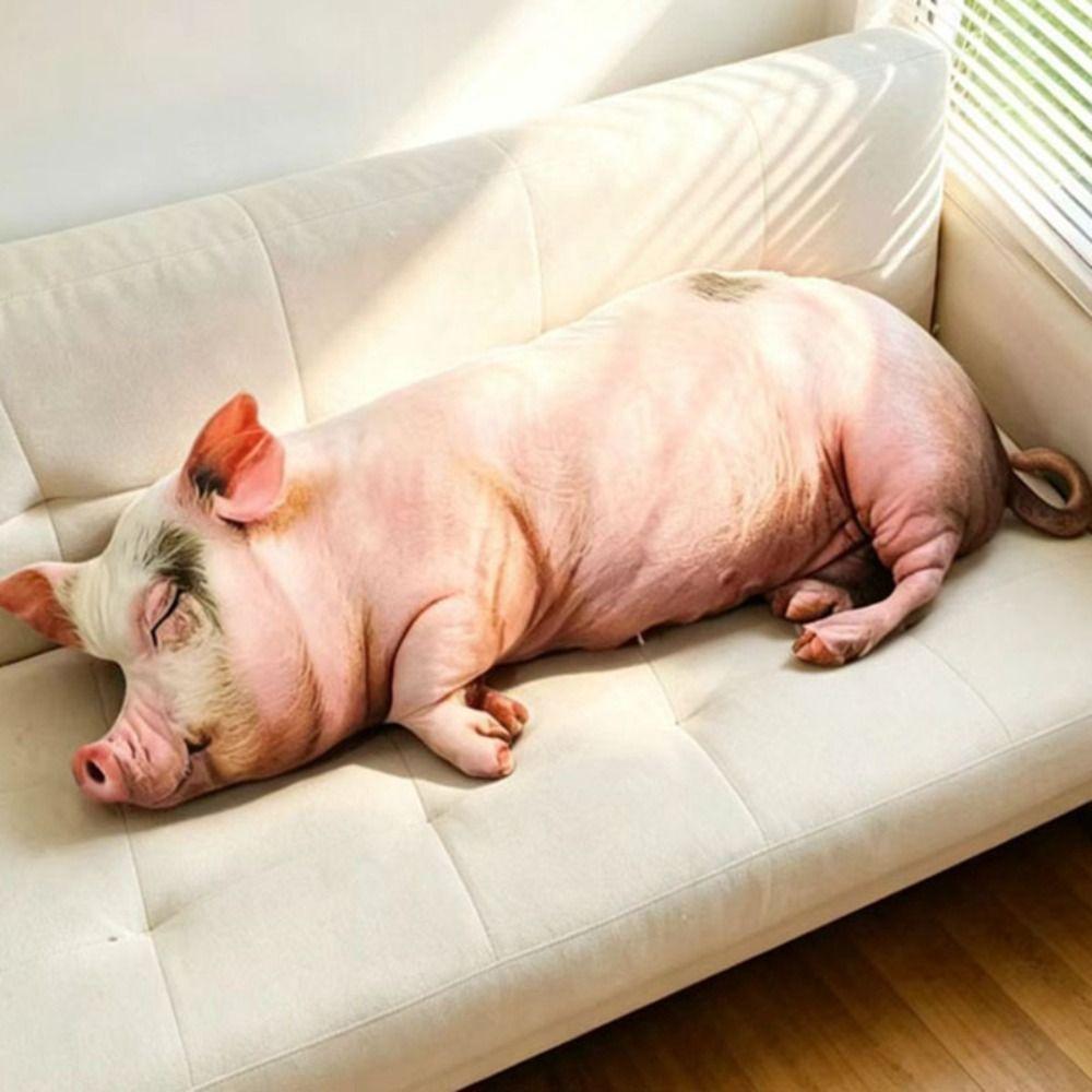 40cm Size Animal Body Pillow Plush Material Pig Keychain Portable Bag Decoration  Home Decor