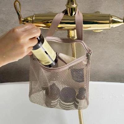 Borsa Cosmetica a Rete Grande Capacità Borsa a Mano Vuota con Cerniera da Viaggio Organizzatore per Articoli da Toilette Borsa per Trucco Borsa Portaoggetti per Accessori da Doccia