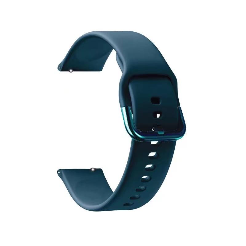 For Samsung Galaxy Active 2 40mm 44mm Smartklokkereim Silikon 20mm Sportsarmbånd For Galaxy Watch 42mm/3 41mm/Gear S2 Reim