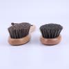 Long-Handled Horsehair Bristle Shoe Brush for Suede and Nubuck