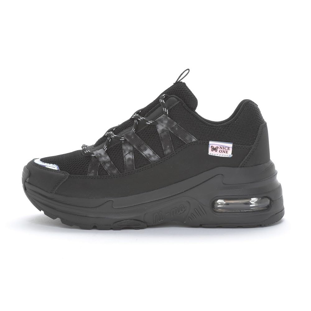 Moonstar NM J136 Sneakers for 2E Girls, Black, 23.5 Cm,