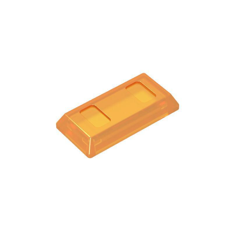 10PCS 99563 1x2 Gold Bar Size Block Moc Compatible with Brick DIY Children's Toy Assembly Parts
