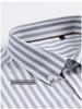 Men's All-Cotton High-End Retro Striped Shirt for Spring & Autumn