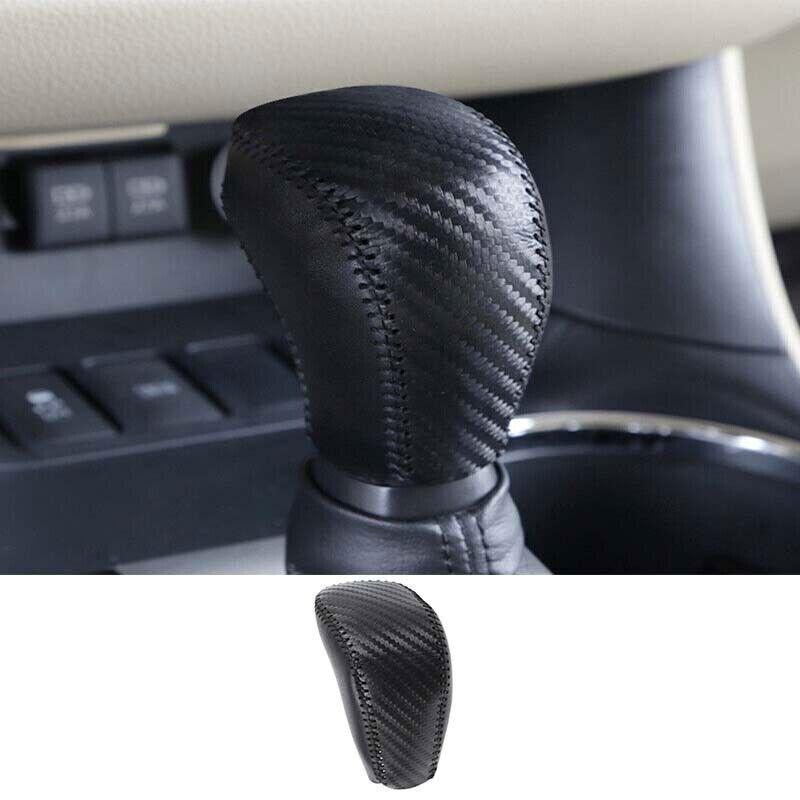 Leather Inner Gear Shift Knob Decor Cover Trim For Toyota Highlander 2015-