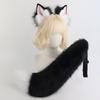 Fuchsohren-Stirnband mit Schwanz Fuchs Katzenohren und Schwanz Set Halloween Cosplay Party Fuchs Kostüm Zubehör Kind Erwachsener