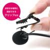 Miyoshi MCO USB Pin Microphone with Mini Clip, 3.5mm Earphone Jack, Mute Switch, Omnidirectional, Compatible with WindowsMacOS, 1.9m Cable Length,