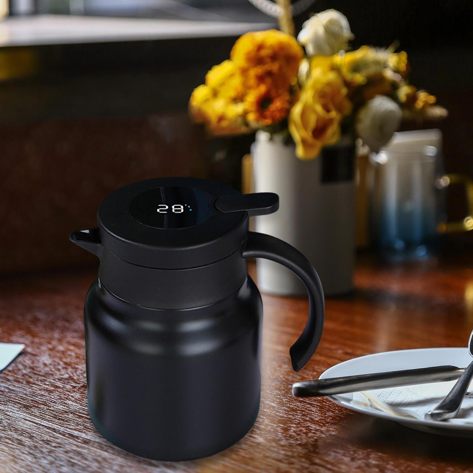 

Термальный графин для кофе из нержавеющей стали, ситечко для бутылки с водой, портативное изоляционное устройство с плоским дном