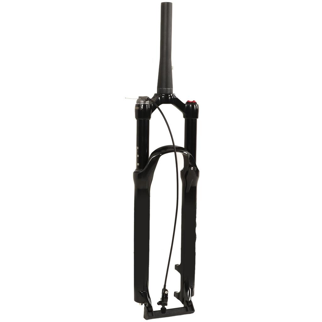 29 Inch Bike Front Fork Mountain Bike Air Suspension Front Fork Shock Absorber Tapered Black Tube Remote Lockout