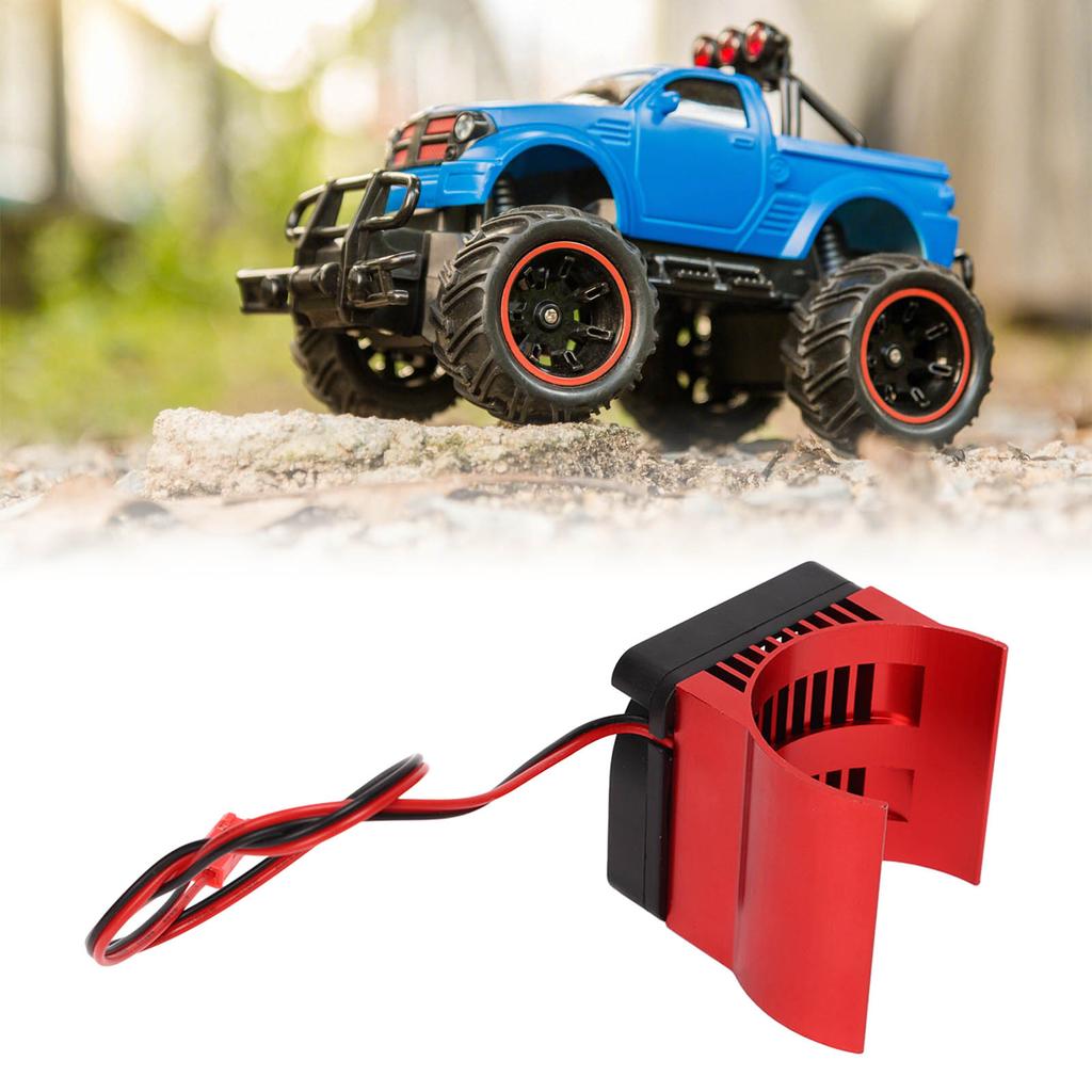 Motor Heat Sink Aluminum Alloy Stable Efficient Temperature Control Cooling Fan for 42mm Dia Motor 1Celsius8 RC   5V