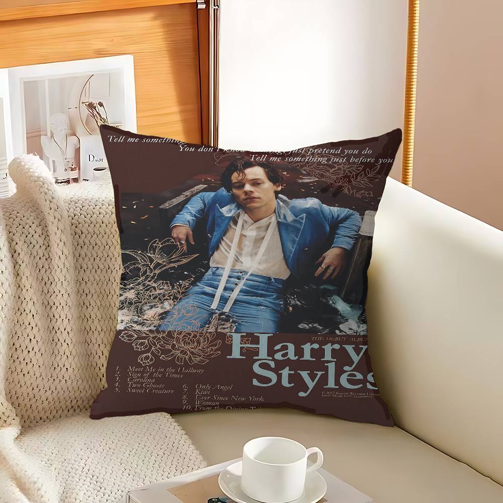 Singer H-Harrys S-Styles Cushion Cover Pillow Cover Decor Pillowcase Printed Cushion Case For Couch