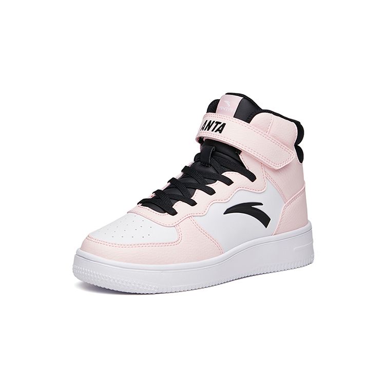 Anta Kids Casual Comfortable High-Top Sneakers Kids Sneakers White Pink A33038015H-8