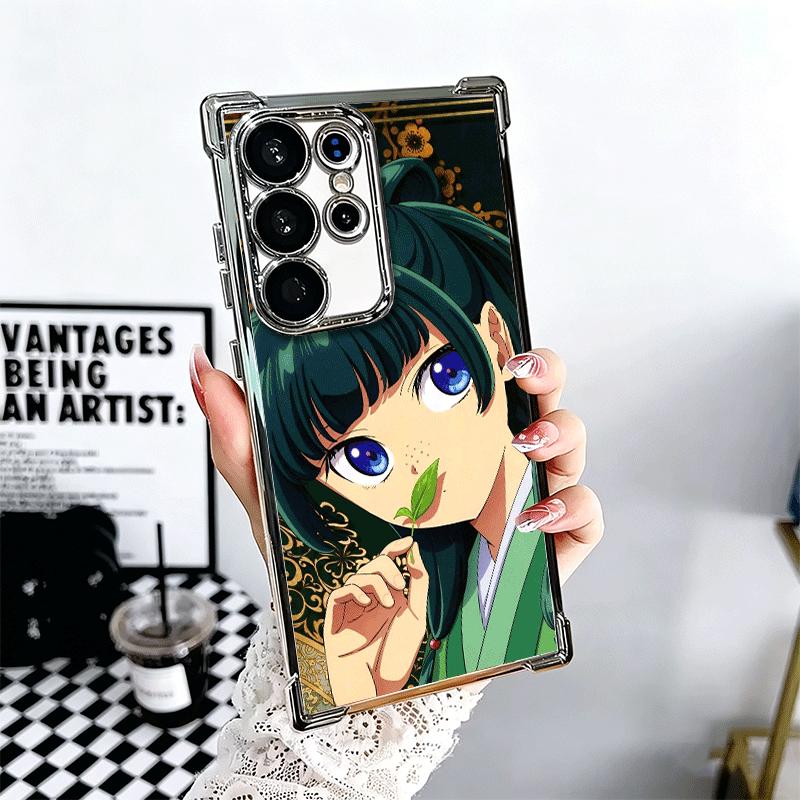 

A-Apothecary D-Diaries Anime Plating Phone Case For Samsung Galaxy S24 S25 FE S26 Edge S23 Ultra S22 S21 Plus S20 Anti-Fall Aira Samsung S25