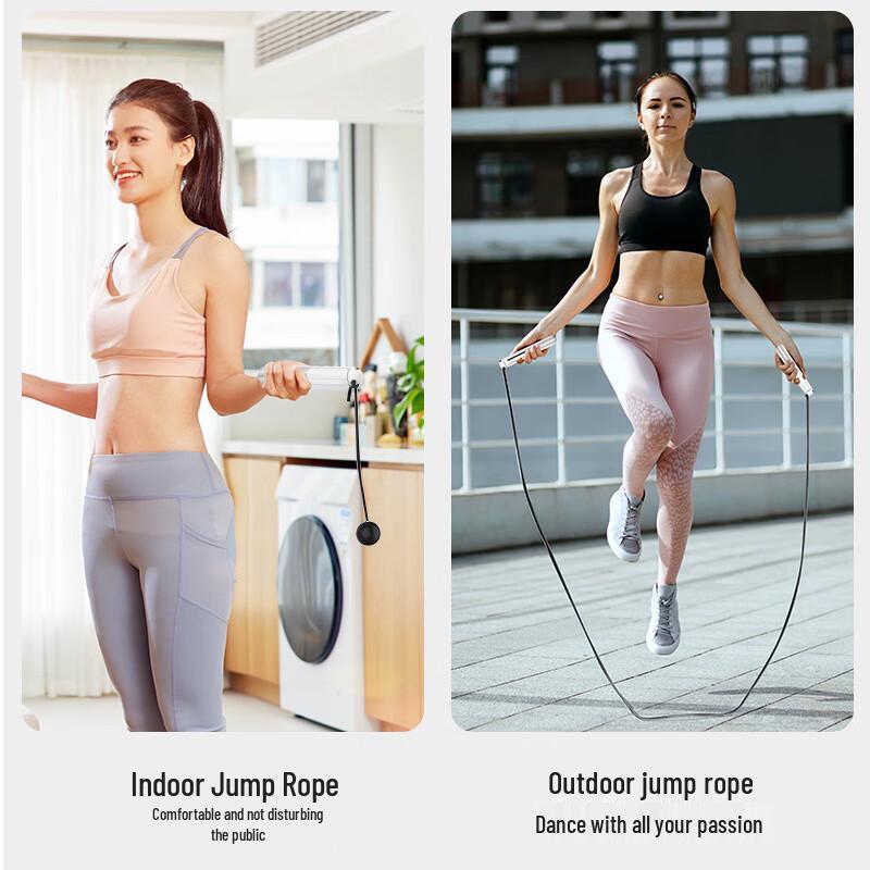 WEZHO Smart Bluetooth Jump Rope with Weighted Handles