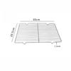 304 Stainless Steel Baking Tray Set with Grill Metal Rectangular Cooling Rack Grilling Tools BBQ for Kitchen Outdoor Camping