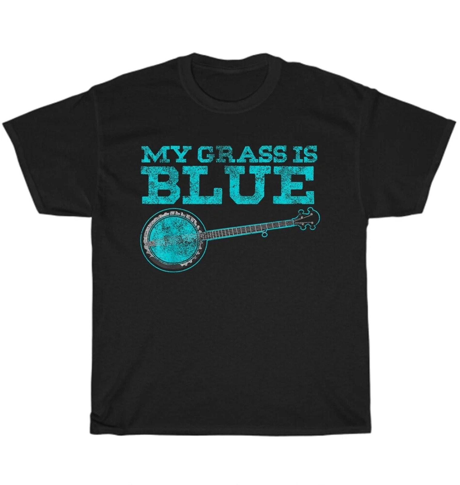 Bluegrass Banjo Player Funny T-Shirt Unisex Graphic Tee Vintage Music Gift XXXXL