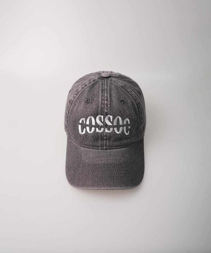 Koso Text Logo Denim Washed Ball Cap (3 Colors)