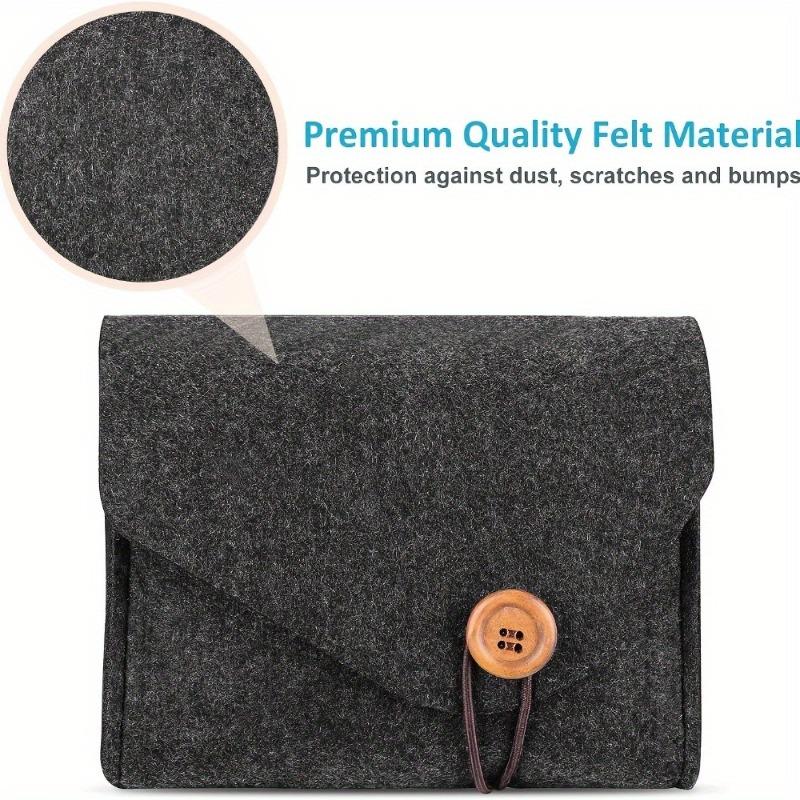 1pc  Power Adapter Case Storage Bag, Felt Portable Electronic Accessories Storage Bag