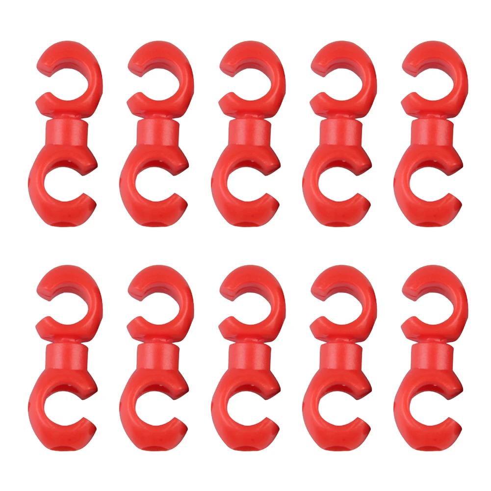 10pcs Bicycle Rotatable Line Pipe Buckles MTB Bike Derailleur Shift Cable Clips Reusable Bicycle Brake Gear Line Clamps