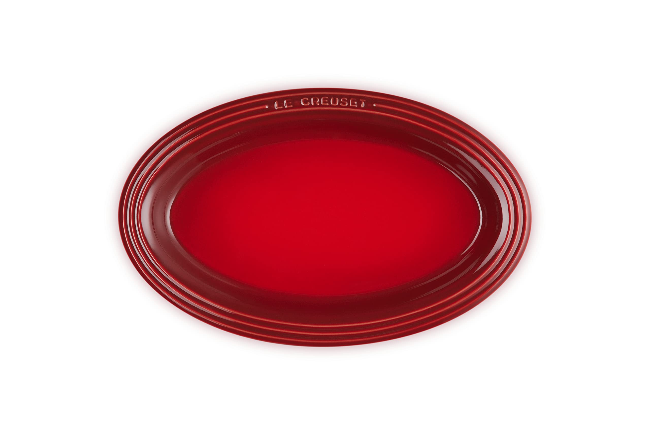 Le Creuset Oval Plate 25cm Cherry Red