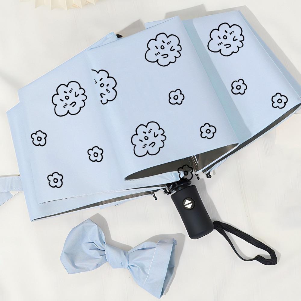 Fully Automatic UV Protection Umbrella Cartoon Pattern Sun Protection Umbrella  Travel