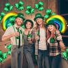 10pcs Shamrock Foil Balloons Irish Lucky Green Shamrock Balloons St. Patrick's Day Party Decorations