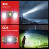 EDC Head LED Light Type-C Rechargeable Headlamp Red Light 1000LM Super Bright Head Flashlight 18650 for Running Fishing Camping