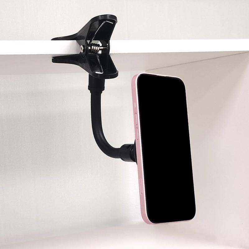 Adjustable Magnetic Phone Stand Desktop Chair Watching Support Bracket Featuring 360 Degree Rotation For Any Environment